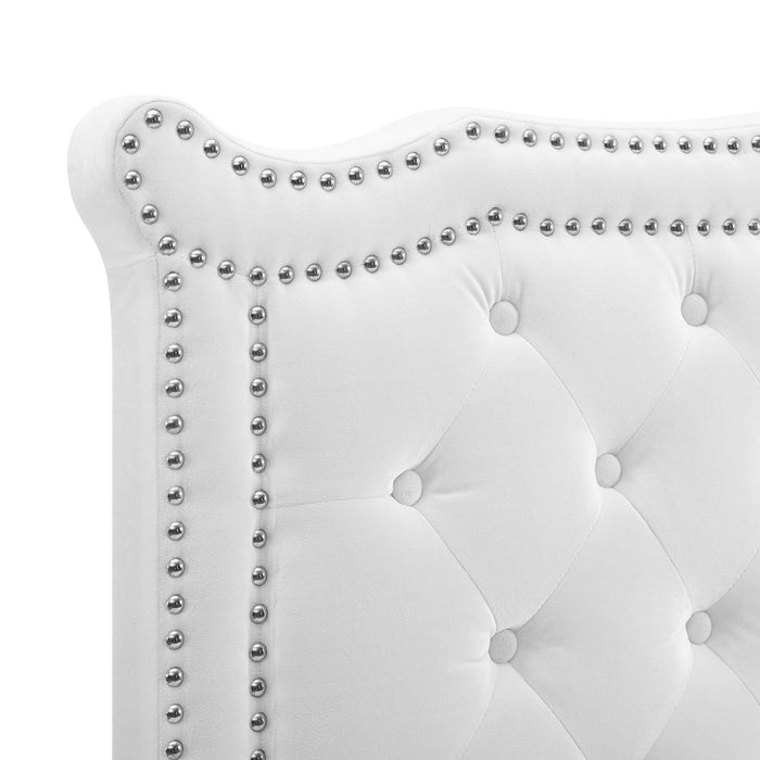 Louisa Tufted Performance Velvet Headboard