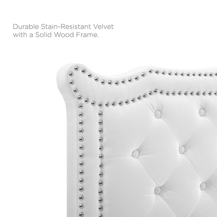 Louisa Tufted Performance Velvet Headboard