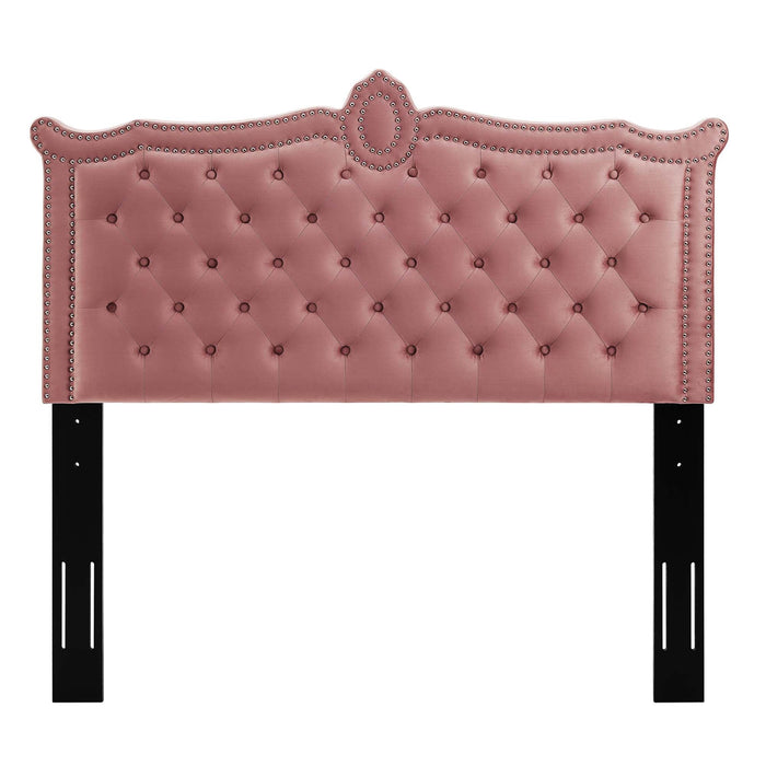 Louisa Tufted Performance Velvet Headboard