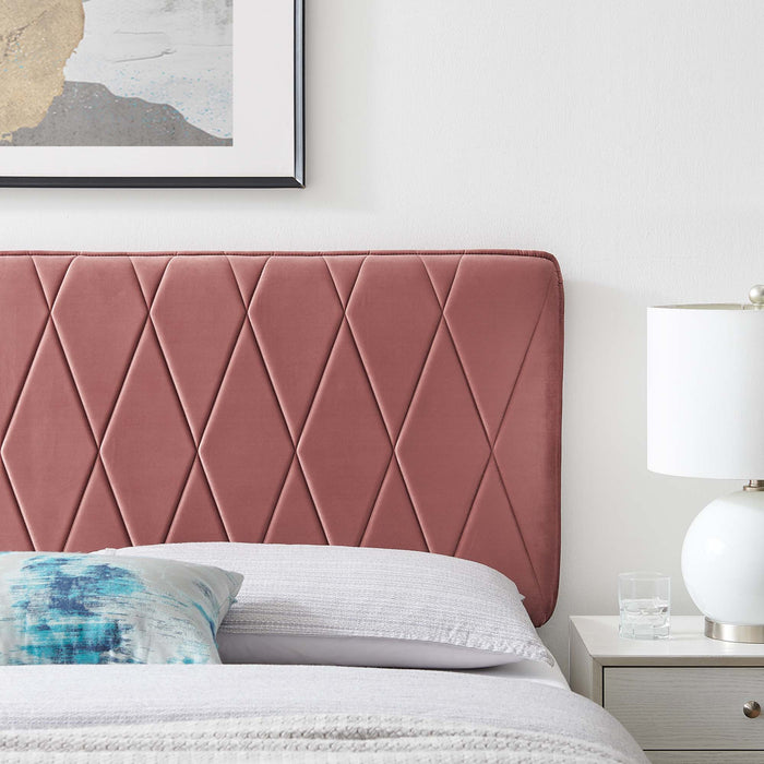 Leila Performance Velvet Headboard