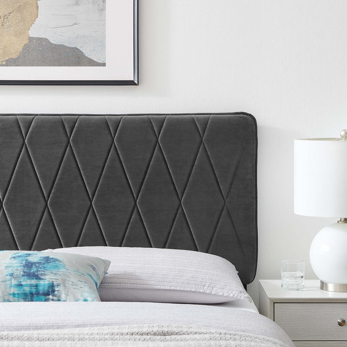 Leila Performance Velvet Headboard