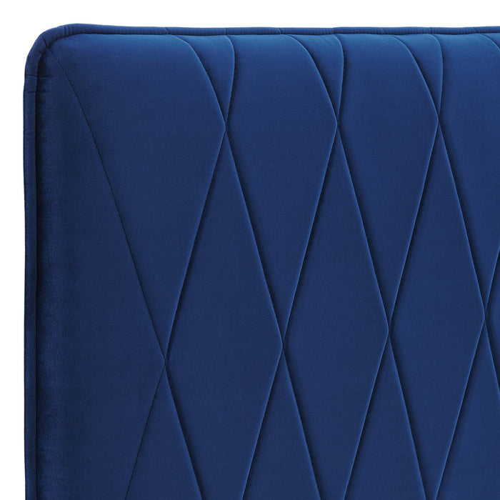 Leila Performance Velvet Headboard