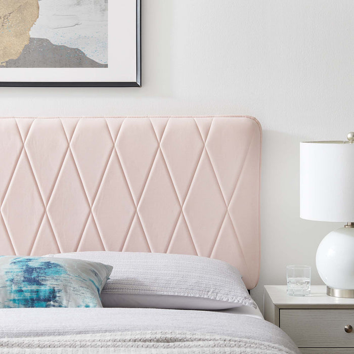 Leila Performance Velvet Headboard