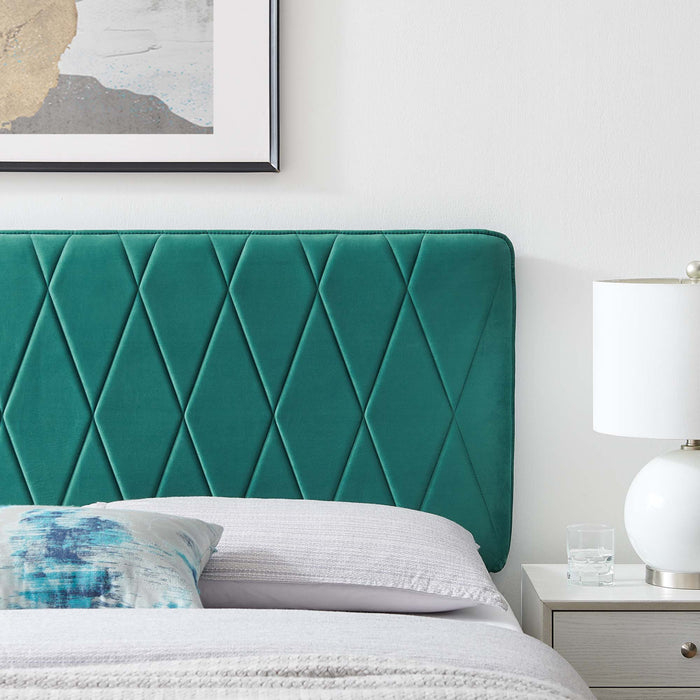 Leila Performance Velvet Headboard