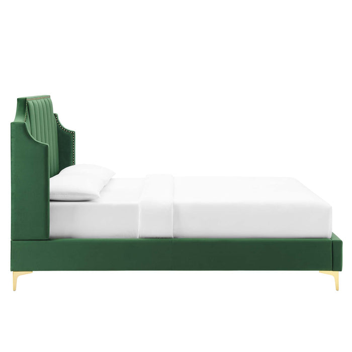 Daniella Performance Velvet Platform Bed