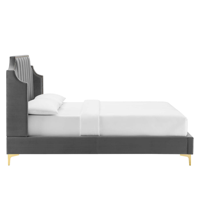 Daniella Performance Velvet Platform Bed