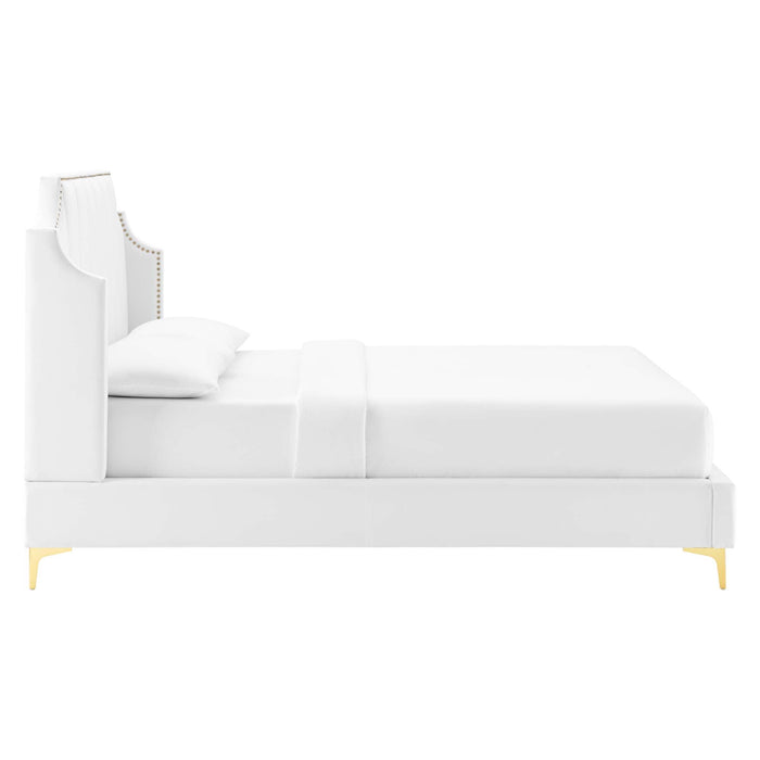 Daniella Performance Velvet Platform Bed