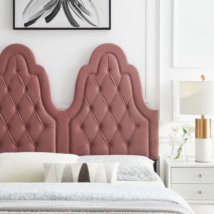 Augustine Tufted Performance Velvet Headboard