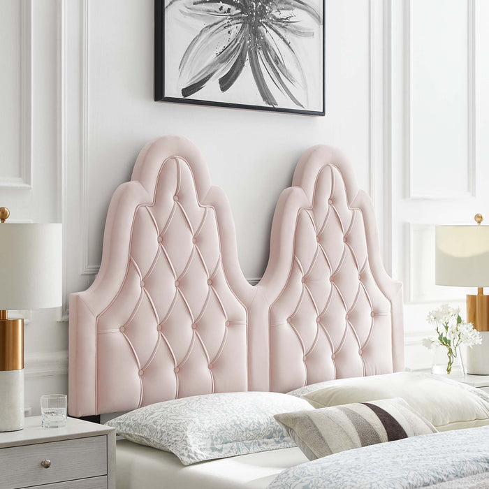 Augustine Tufted Performance Velvet Headboard