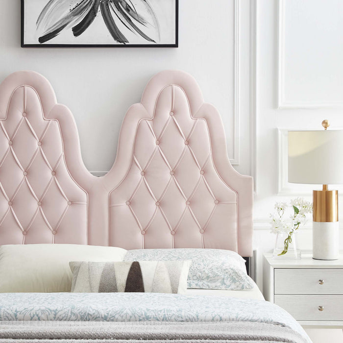 Augustine Tufted Performance Velvet Headboard