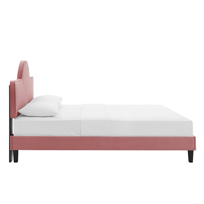 Soleil Performance Velvet Bed