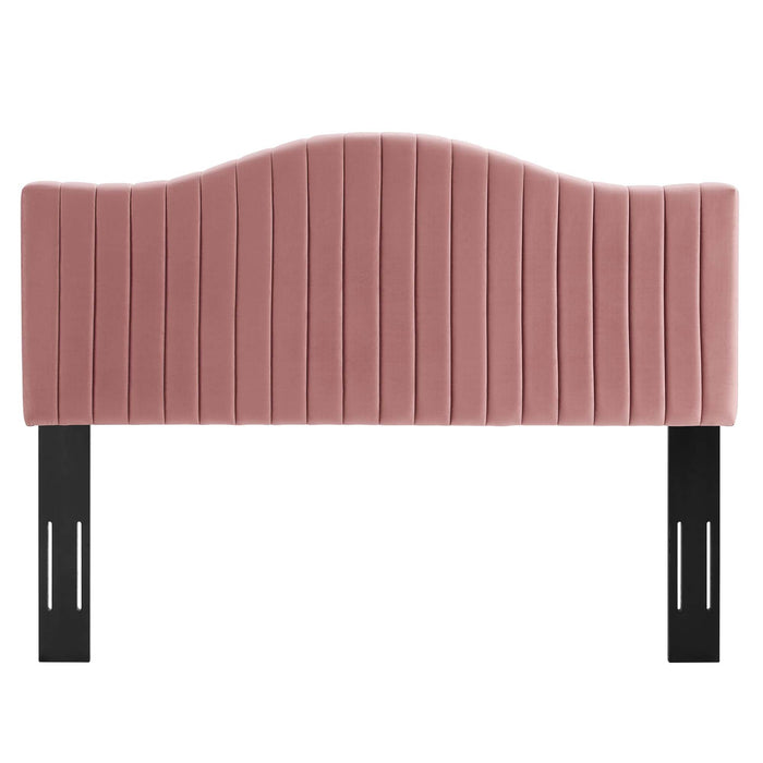 Brielle Channel Tufted Performance Velvet Headboard