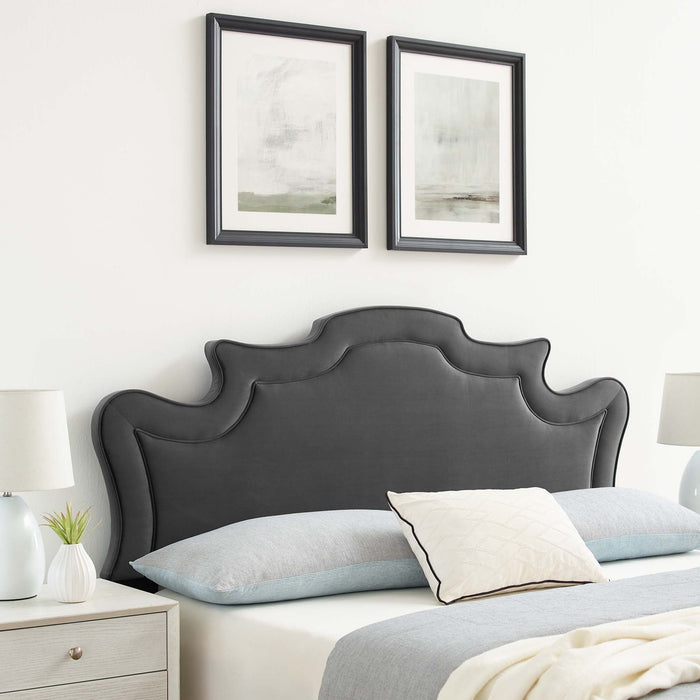 Evangeline Performance Velvet Headboard