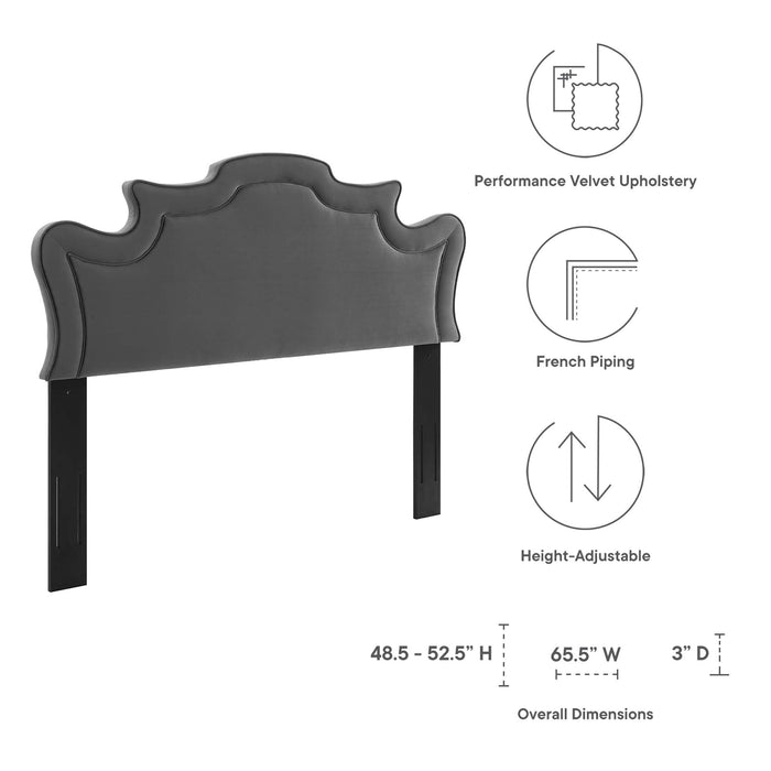 Evangeline Performance Velvet Headboard