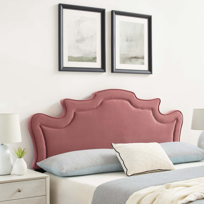 Evangeline Performance Velvet Headboard