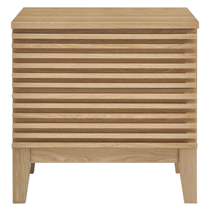 Render Two-Drawer Nightstand