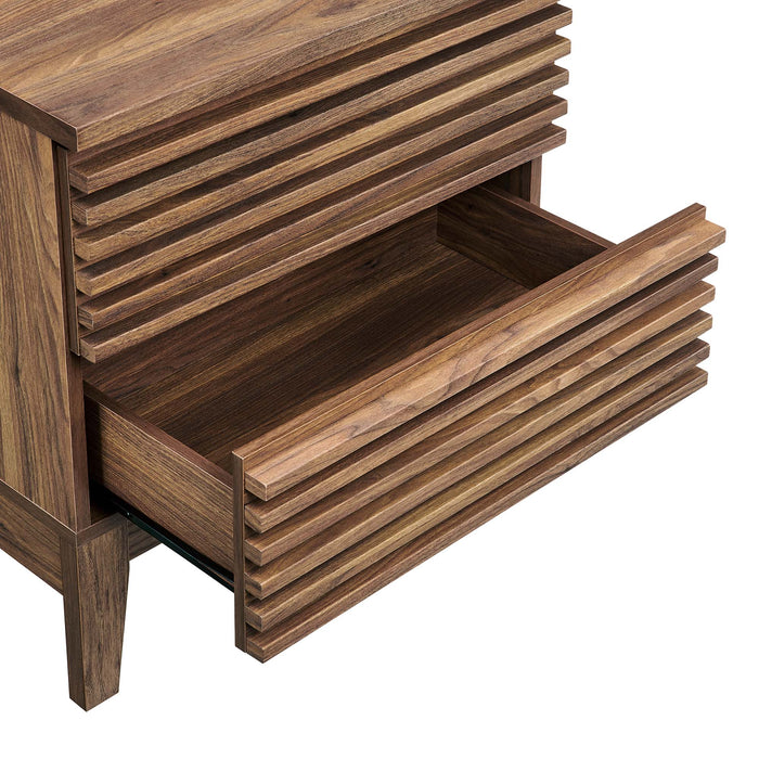 Render Two-Drawer Nightstand