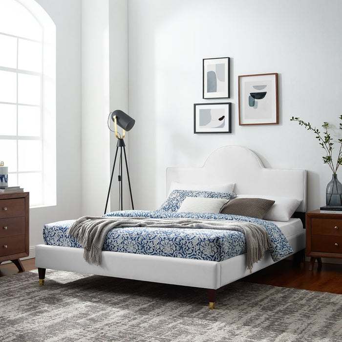 Aurora Performance Velvet Bed