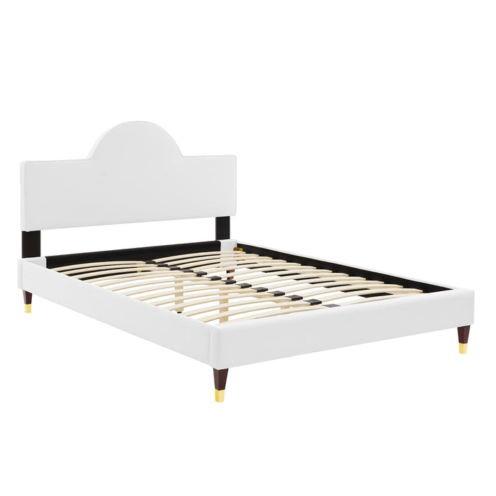 Aurora Performance Velvet Bed