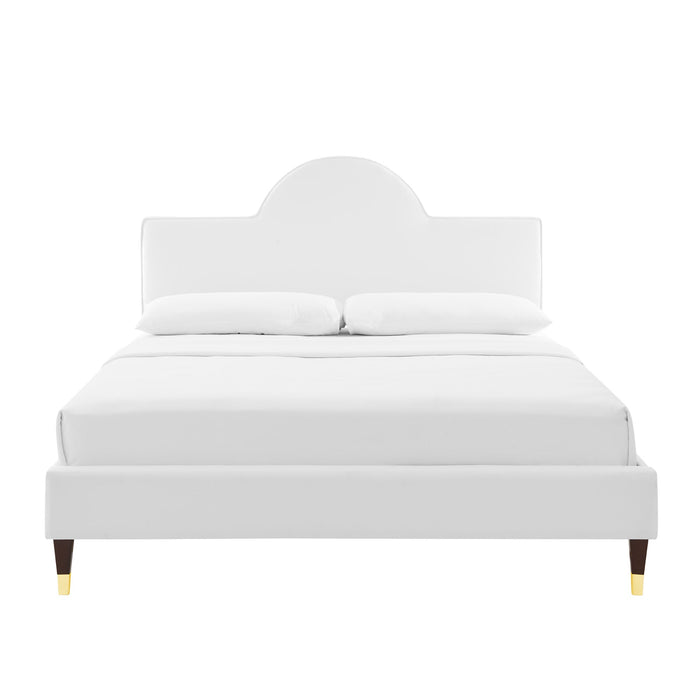 Aurora Performance Velvet Bed