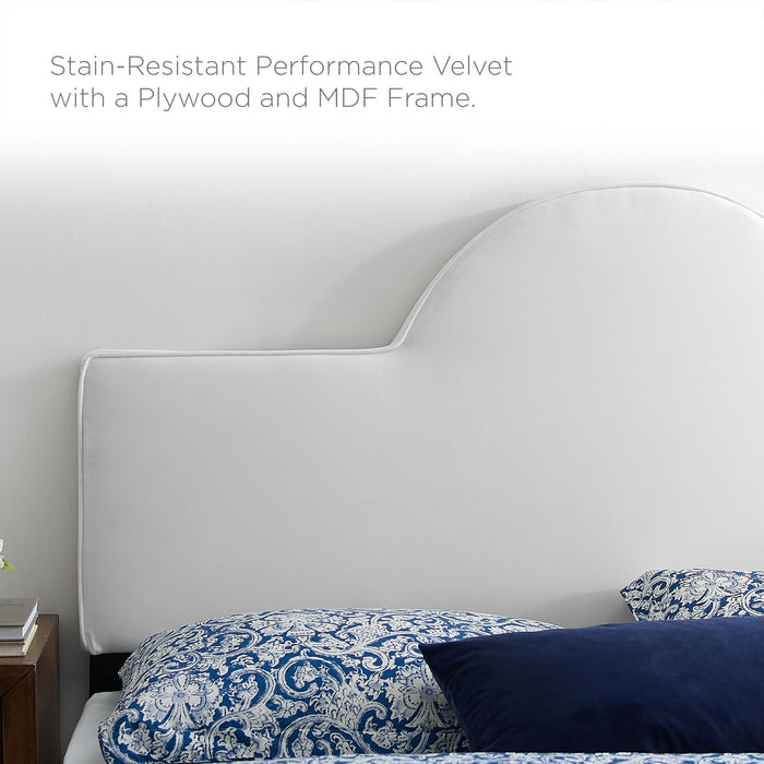 Aurora Performance Velvet Bed