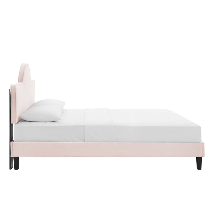 Soleil Performance Velvet Bed