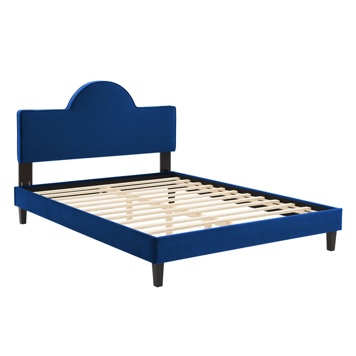 Soleil Performance Velvet Bed