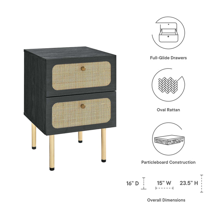 Chaucer 2-Drawer Nightstand