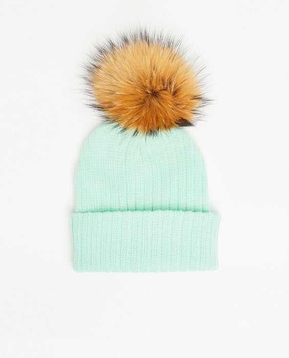 Knit Beanie Aqua