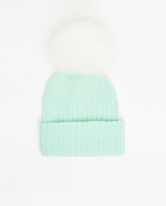 Knit Beanie Aqua