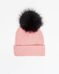 Knit Beanie Matte Pink