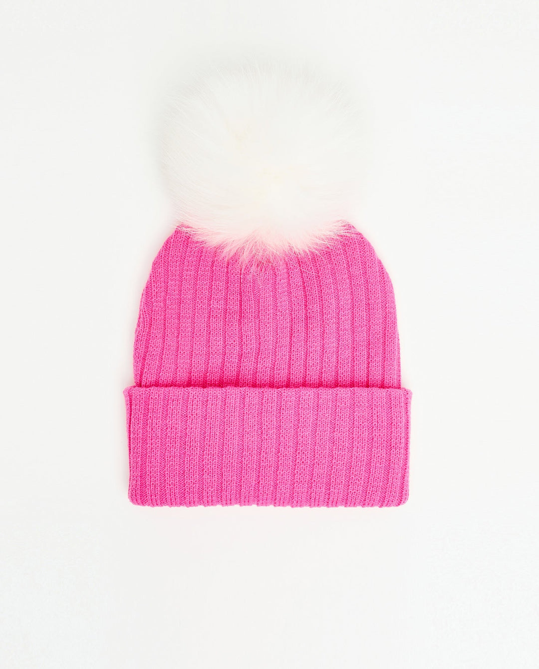 Knit Beanie Fuschia