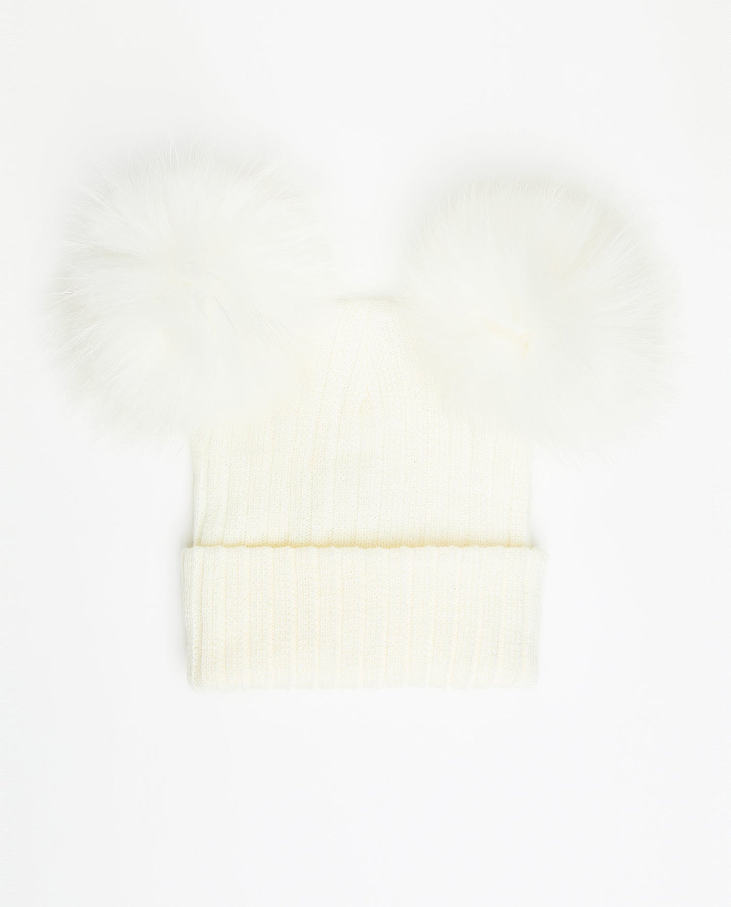 Tuque Pré-Ado Ourson Doublée Blanc