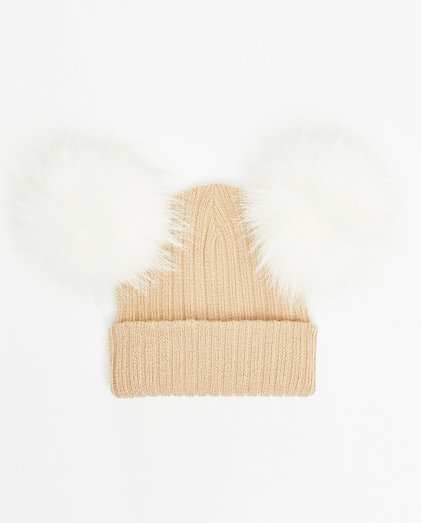 Tuque Pré-Ado Ourson Doublée Crème