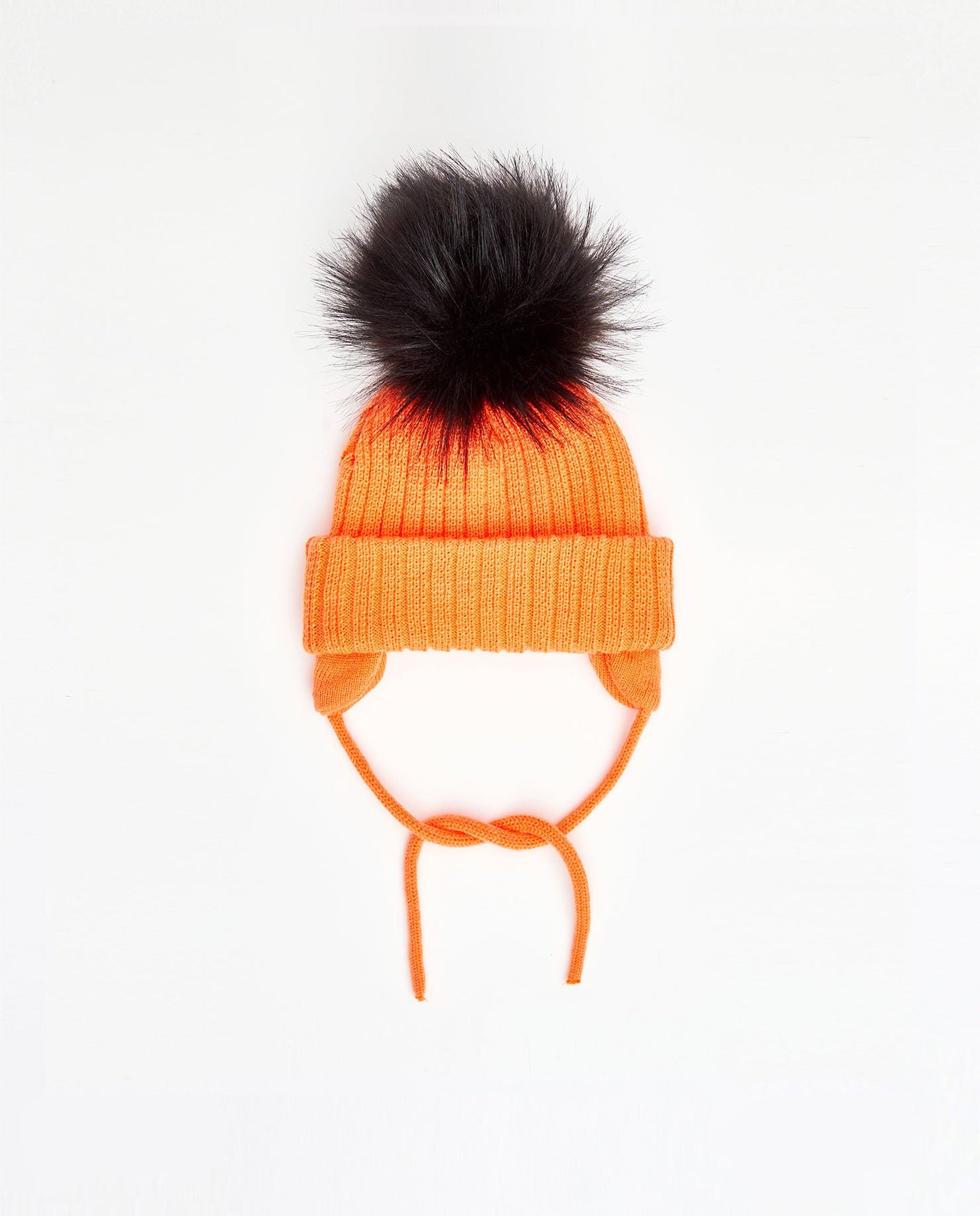 Tuque Enfant Doublée avec Cordons Fire Burning - Vegan