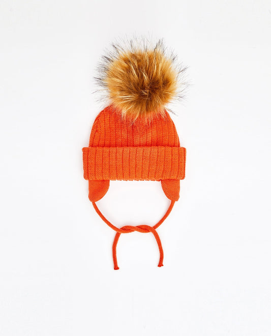 Tuque Enfant Doublée avec Cordons Spicy - Vegan