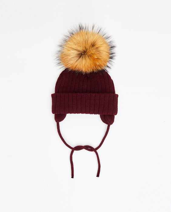 Knit Beanie Burgundy