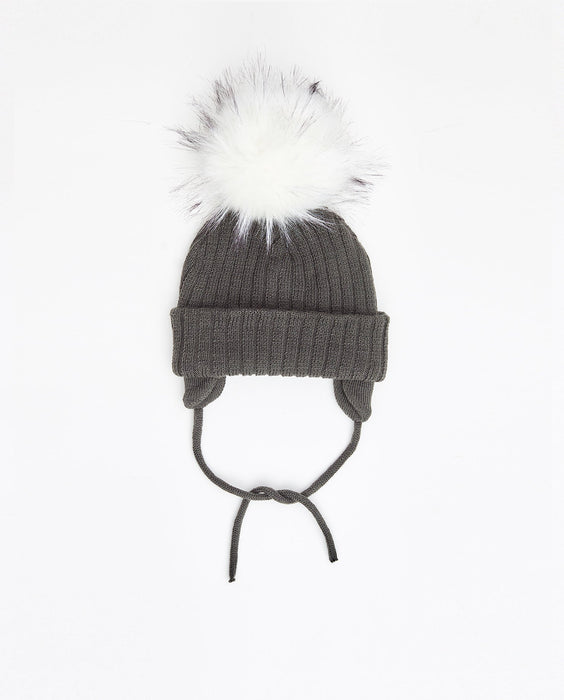 Knit Beanie Charcoal