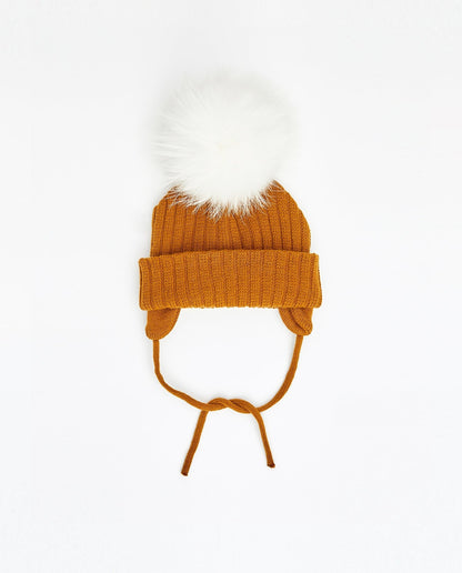 Bonnet Tricot Caramel