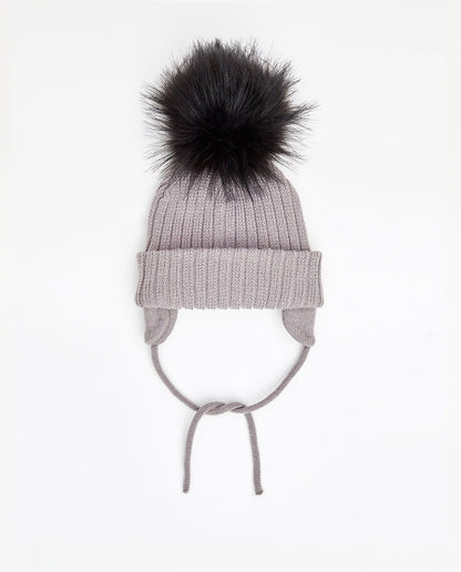 Bonnet Tricot Gris