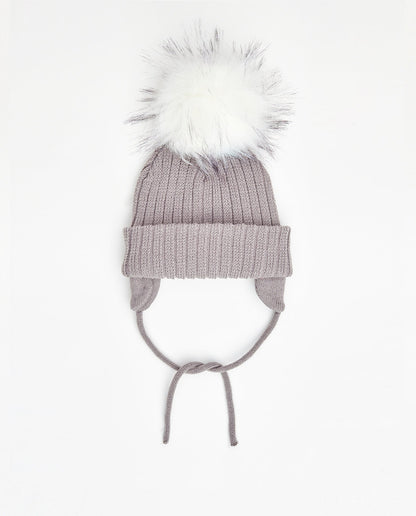 Bonnet Tricot Gris