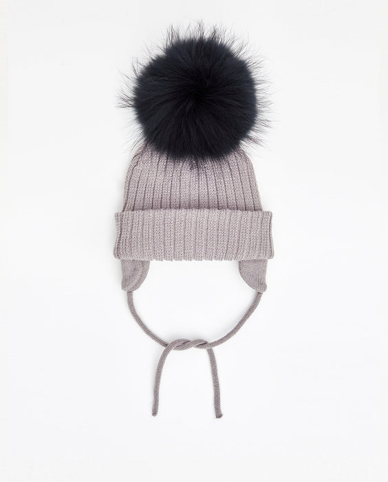 Bonnet Tricot Gris