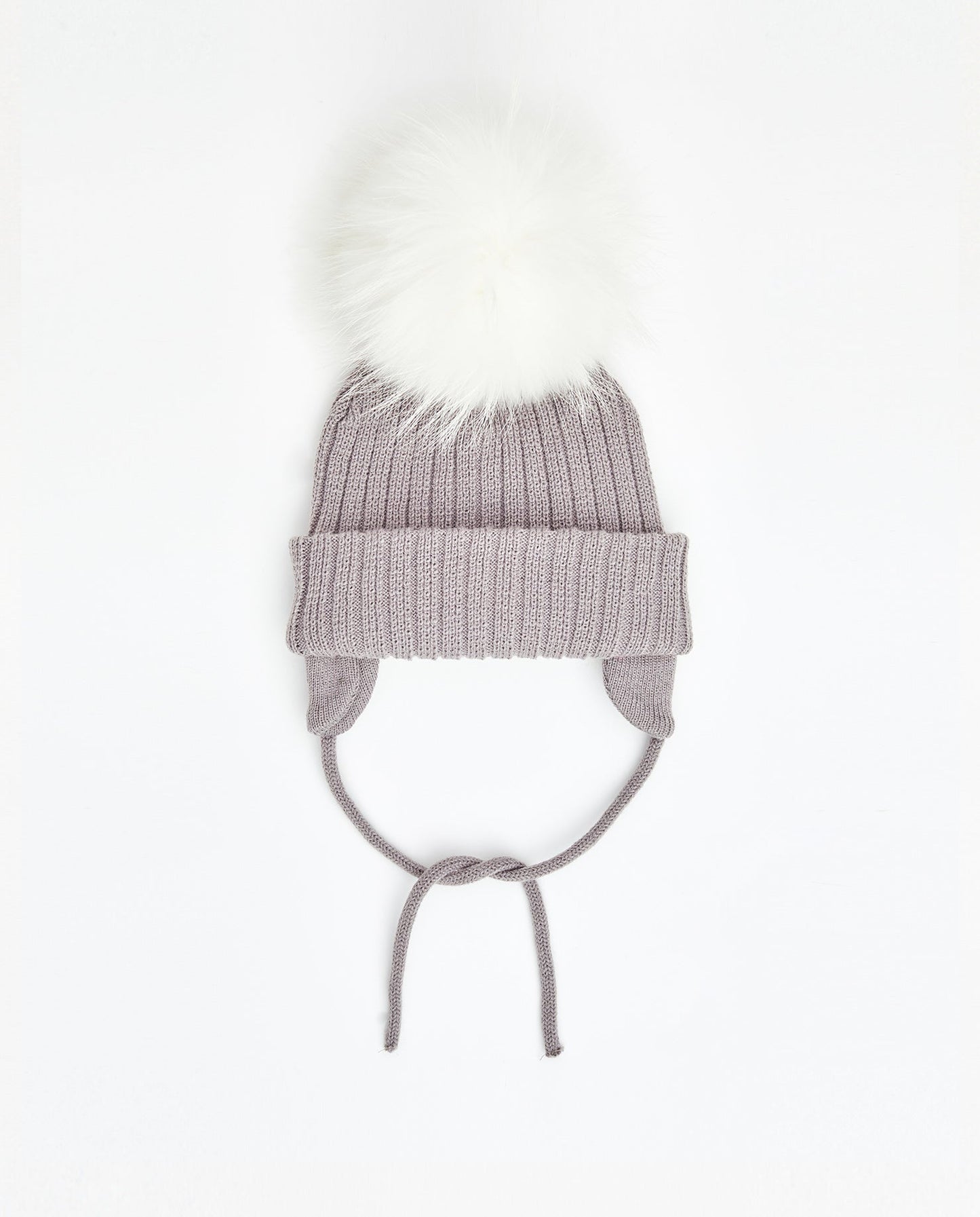 Tuque Nouveau-Né Doublée Gris