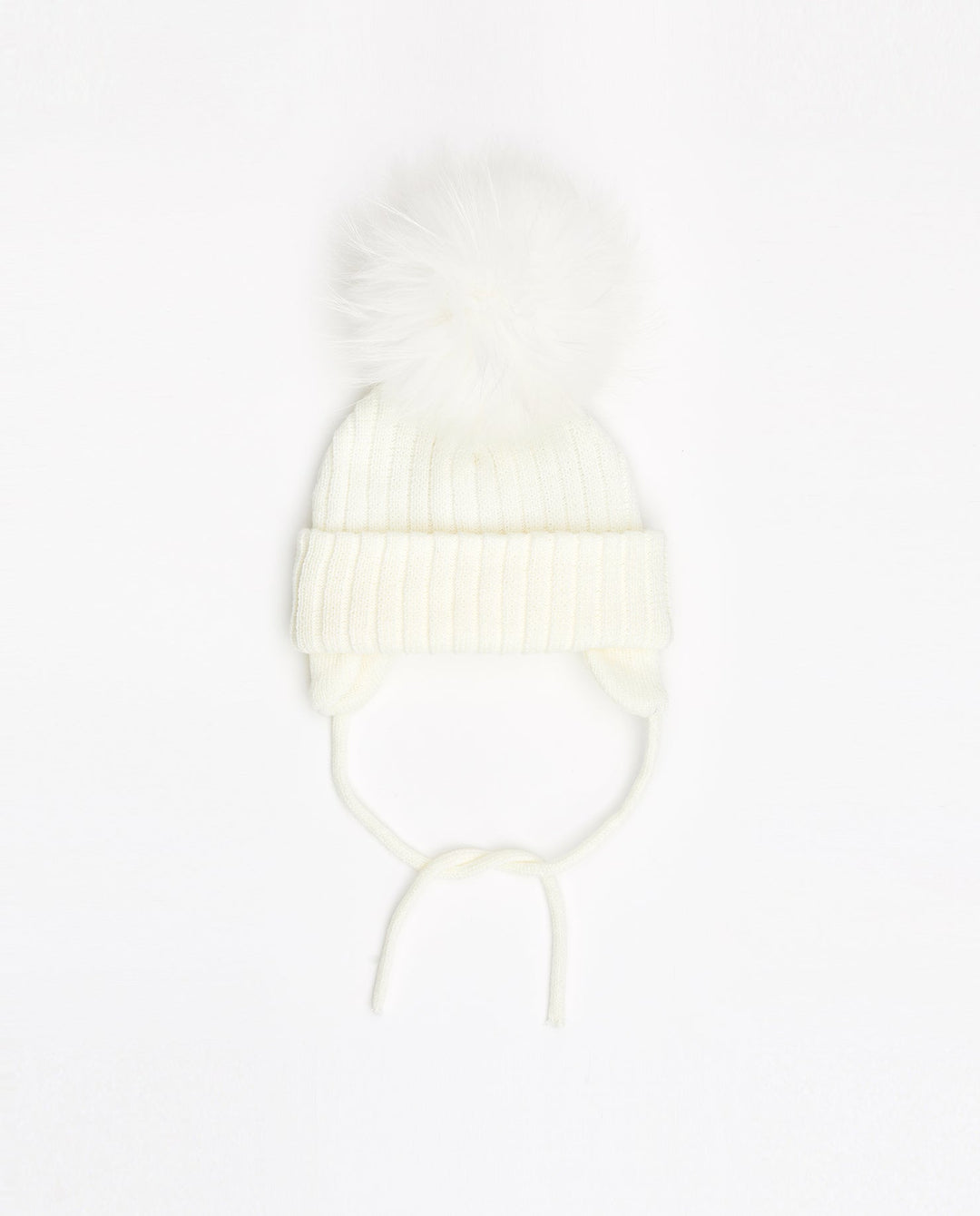 Knit Beanie Blanc