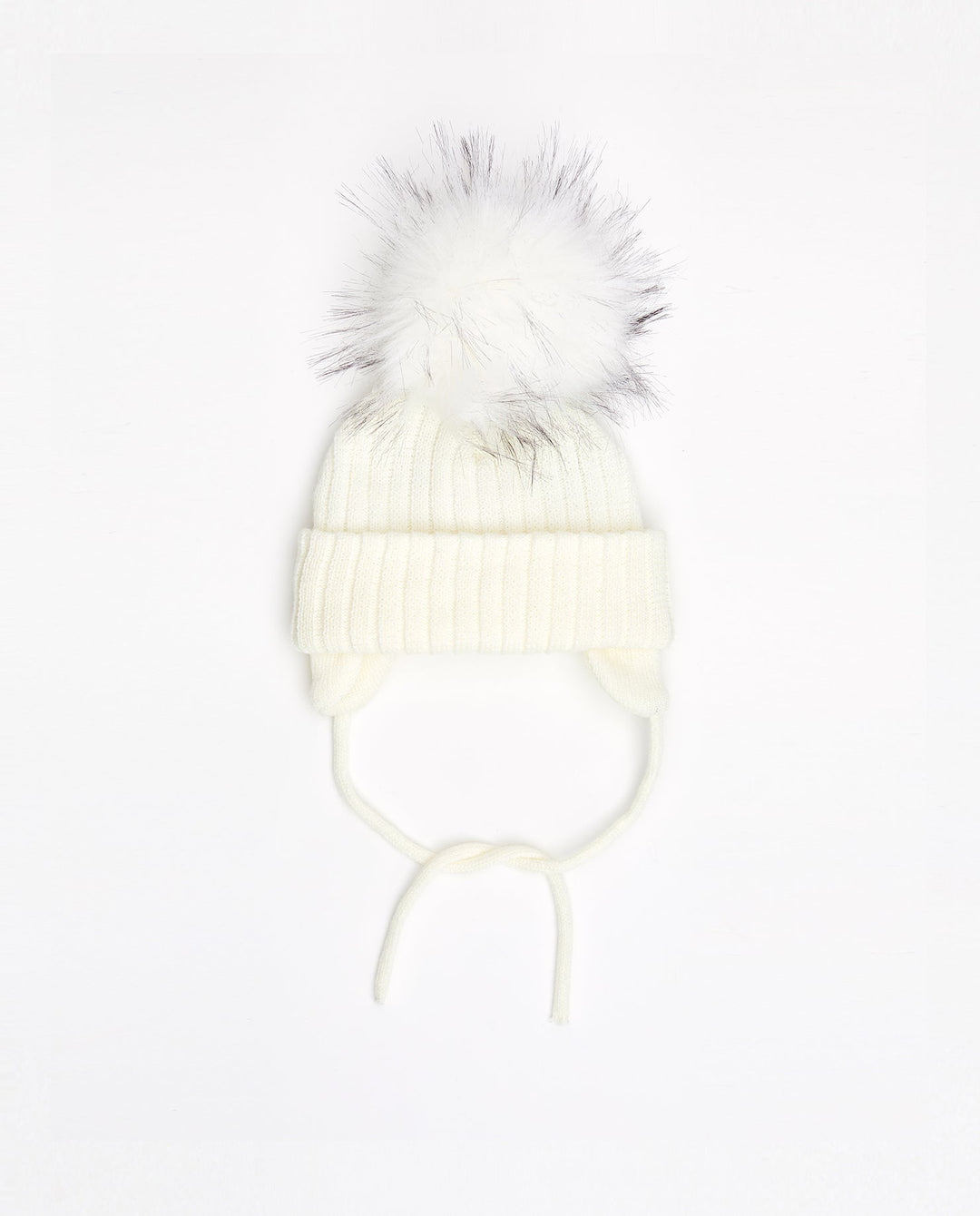 Knit Beanie Blanc