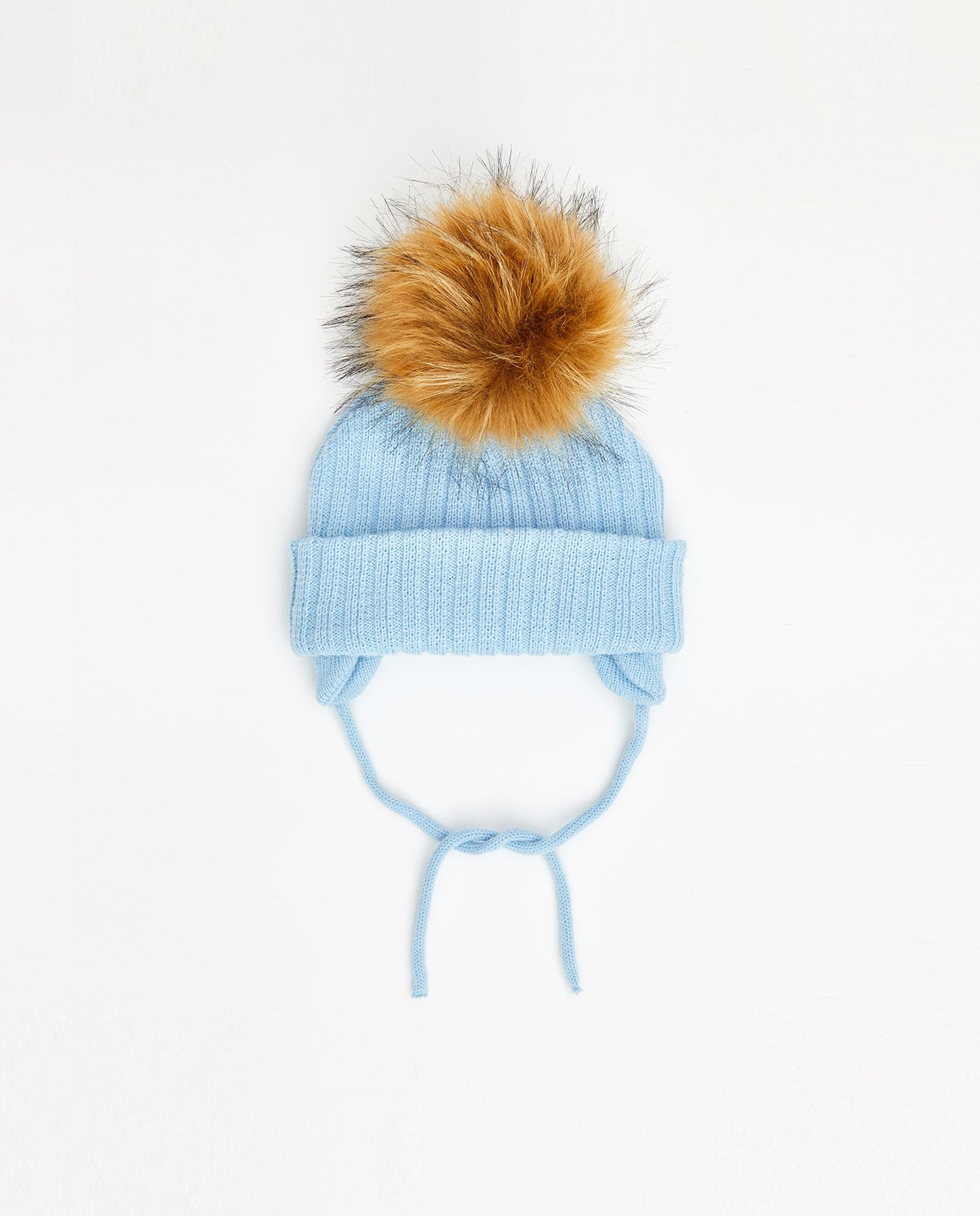 Tuque Bébé Doublée Bleu Bébé - Vegan