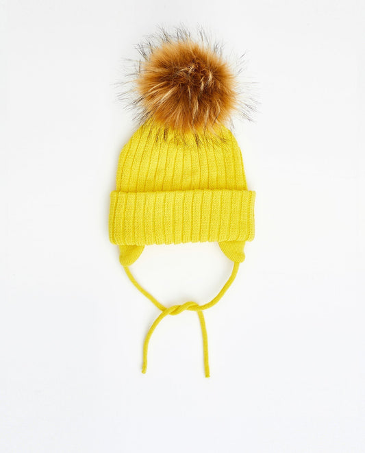 Tuque Enfant Doublée avec Cordons Sunny Day - Vegan