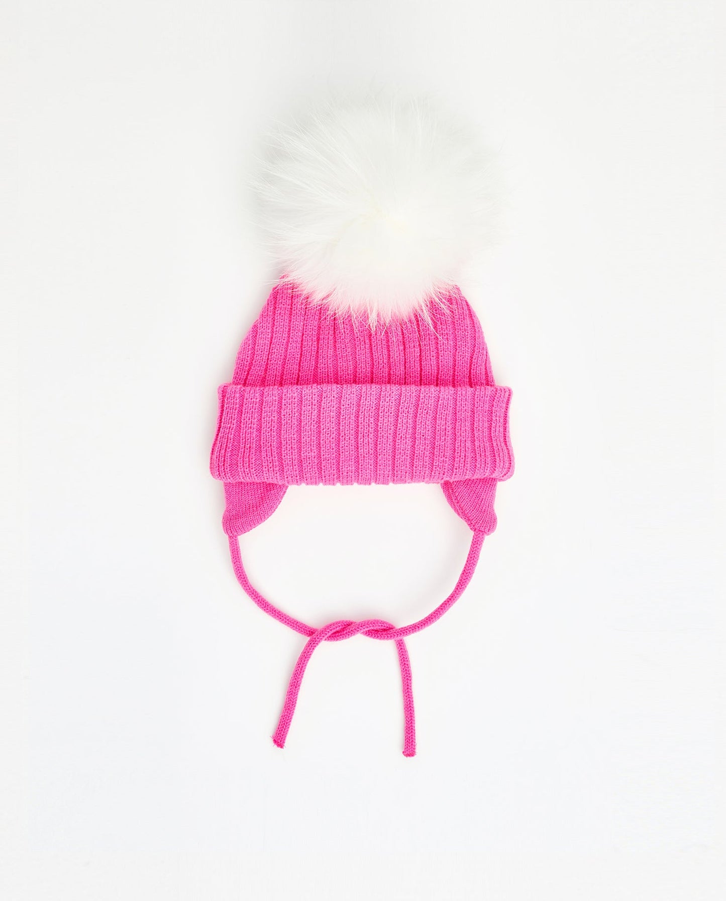 Tuque Bébé Doublée Fuschia