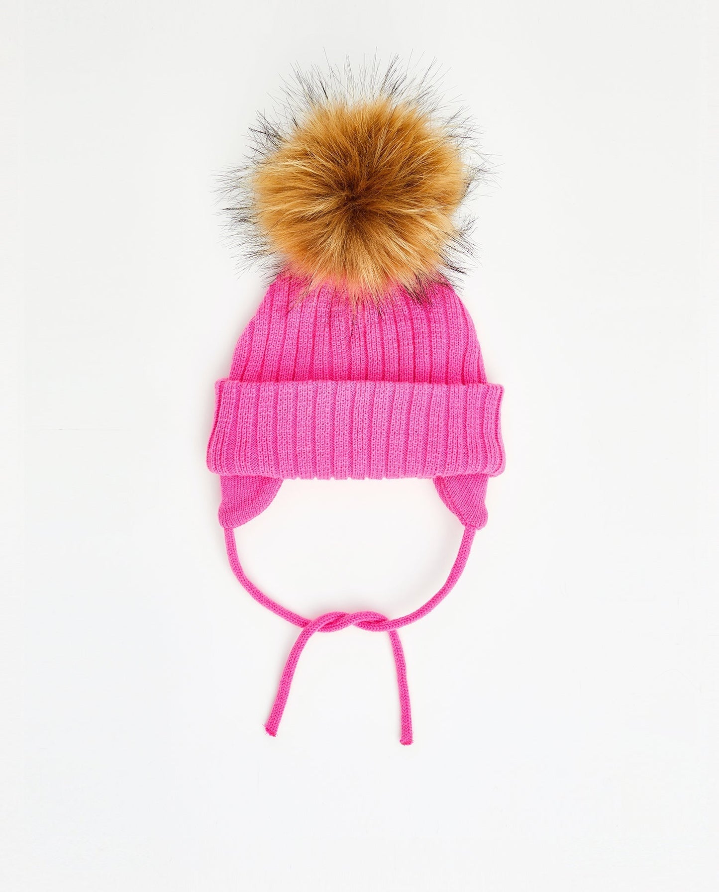 Knit Beanie Fuschia