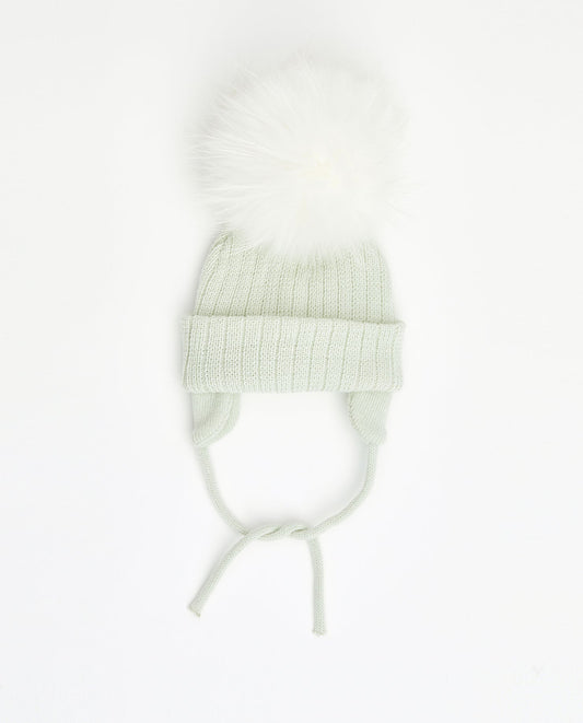 Tuque Nouveau-Né Doublée Menthe